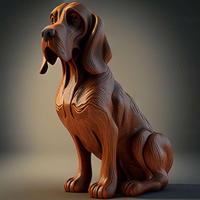 3D model The Spanish Hound dog (STL)